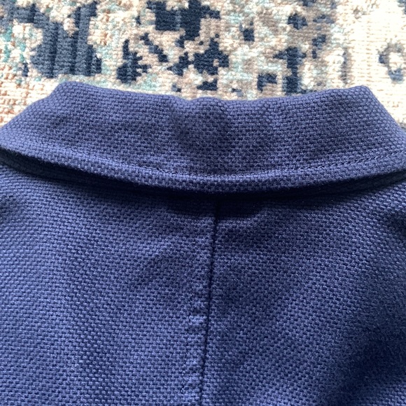 Eileen Fisher High Collar Navy Blazer - Picture 11 of 11